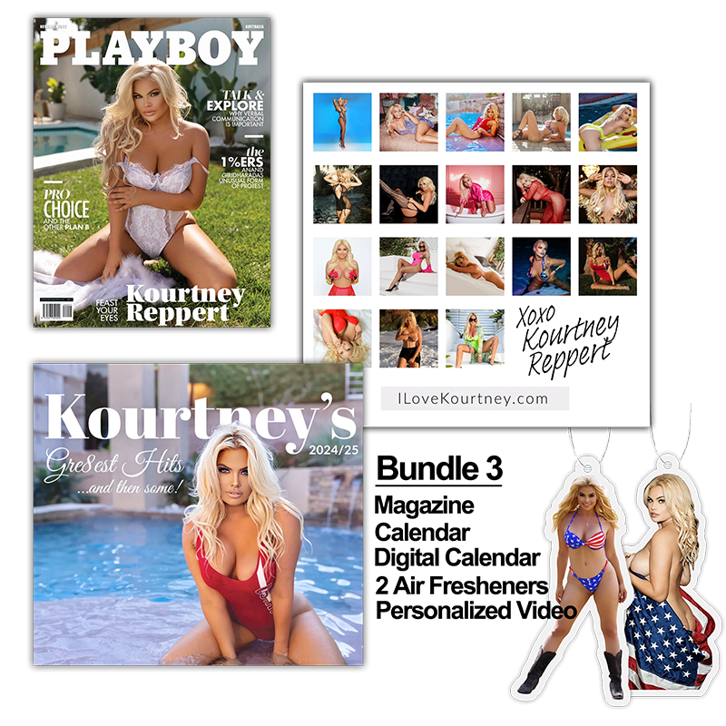 Bundle 3 - Playboy, Print, Digital, Air Fresheners & Personalized Video